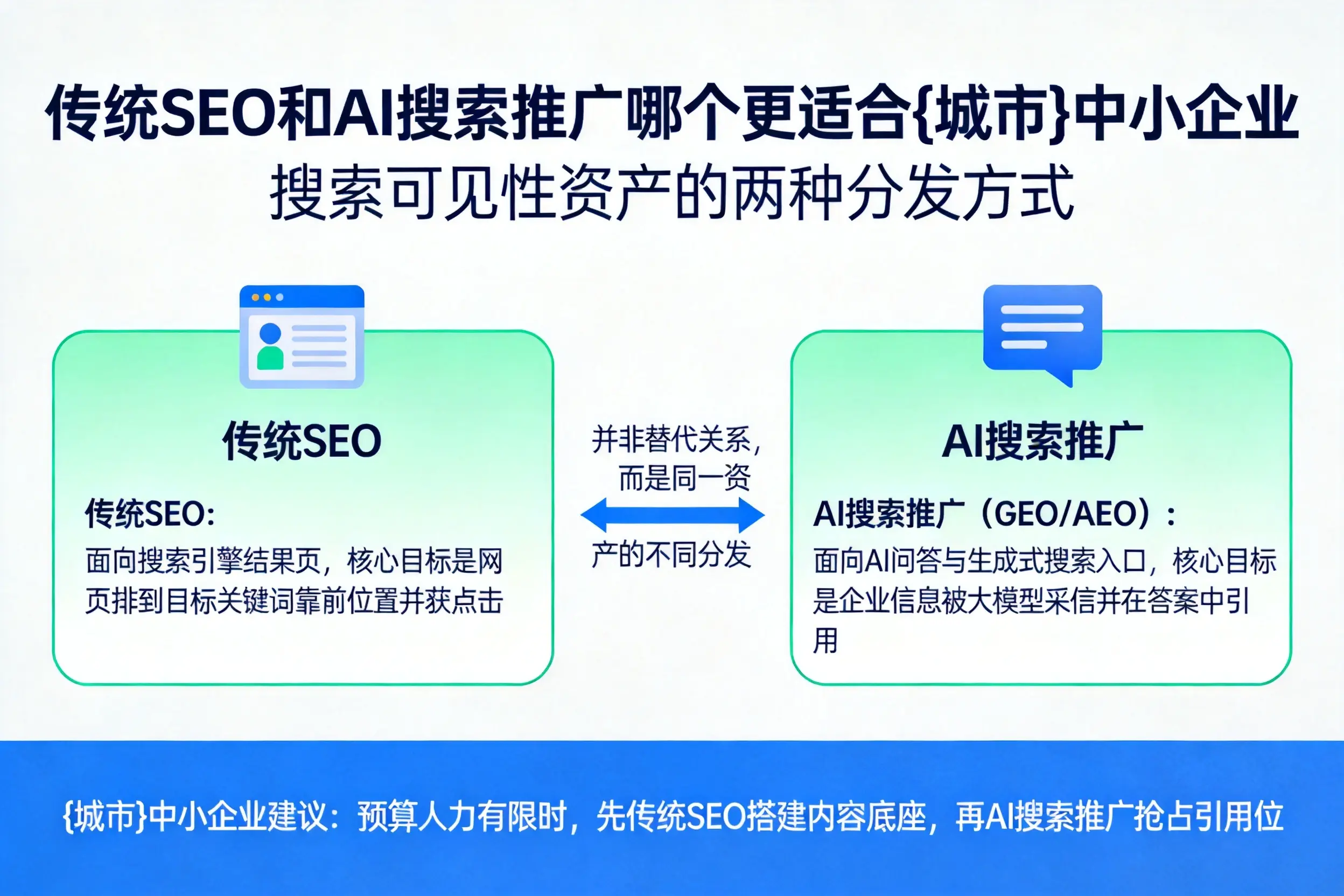 传统SEO和AI搜索推广哪个更适合朔州中小企业