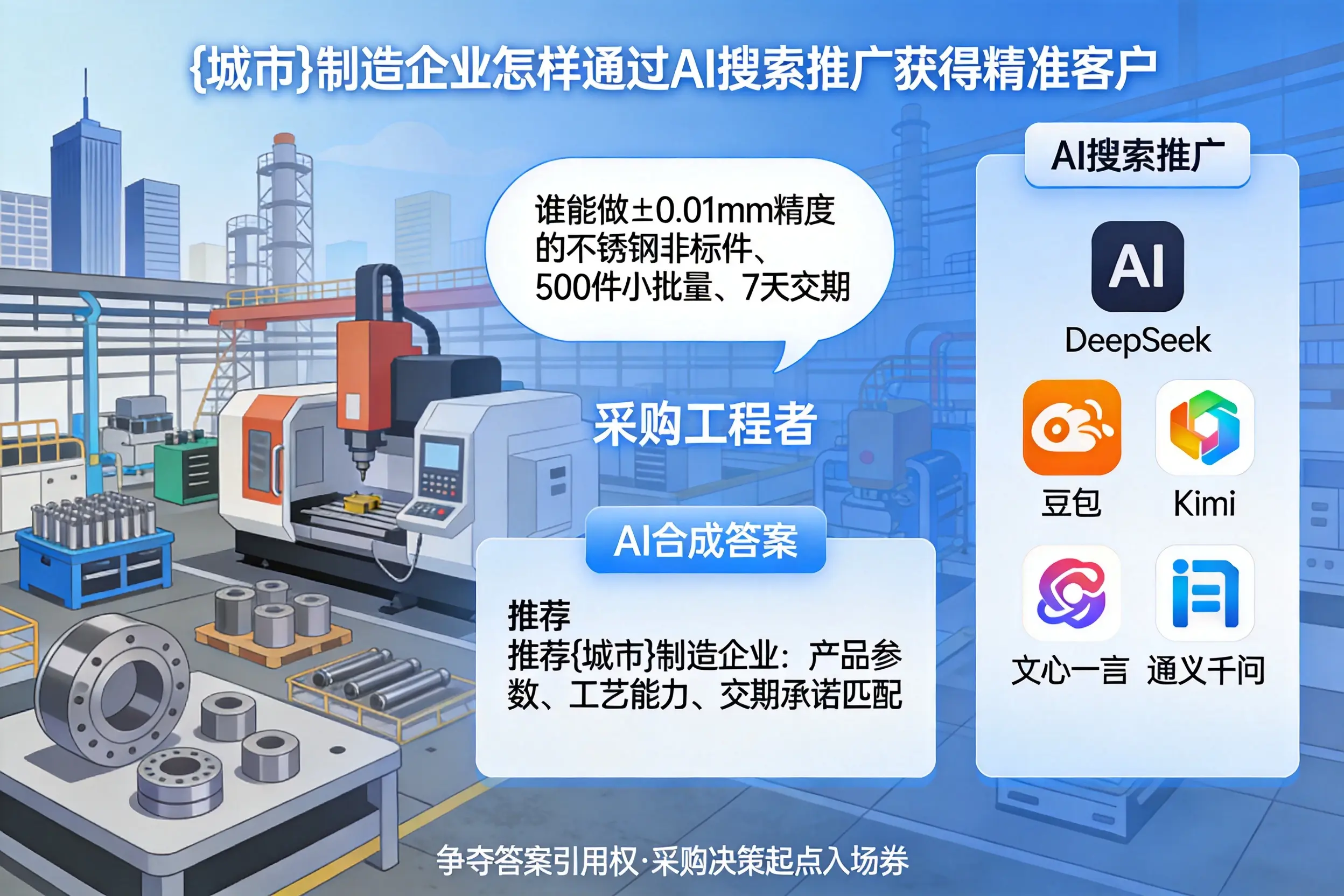 朔州制造企业怎样通过AI搜索推广获得精准客户