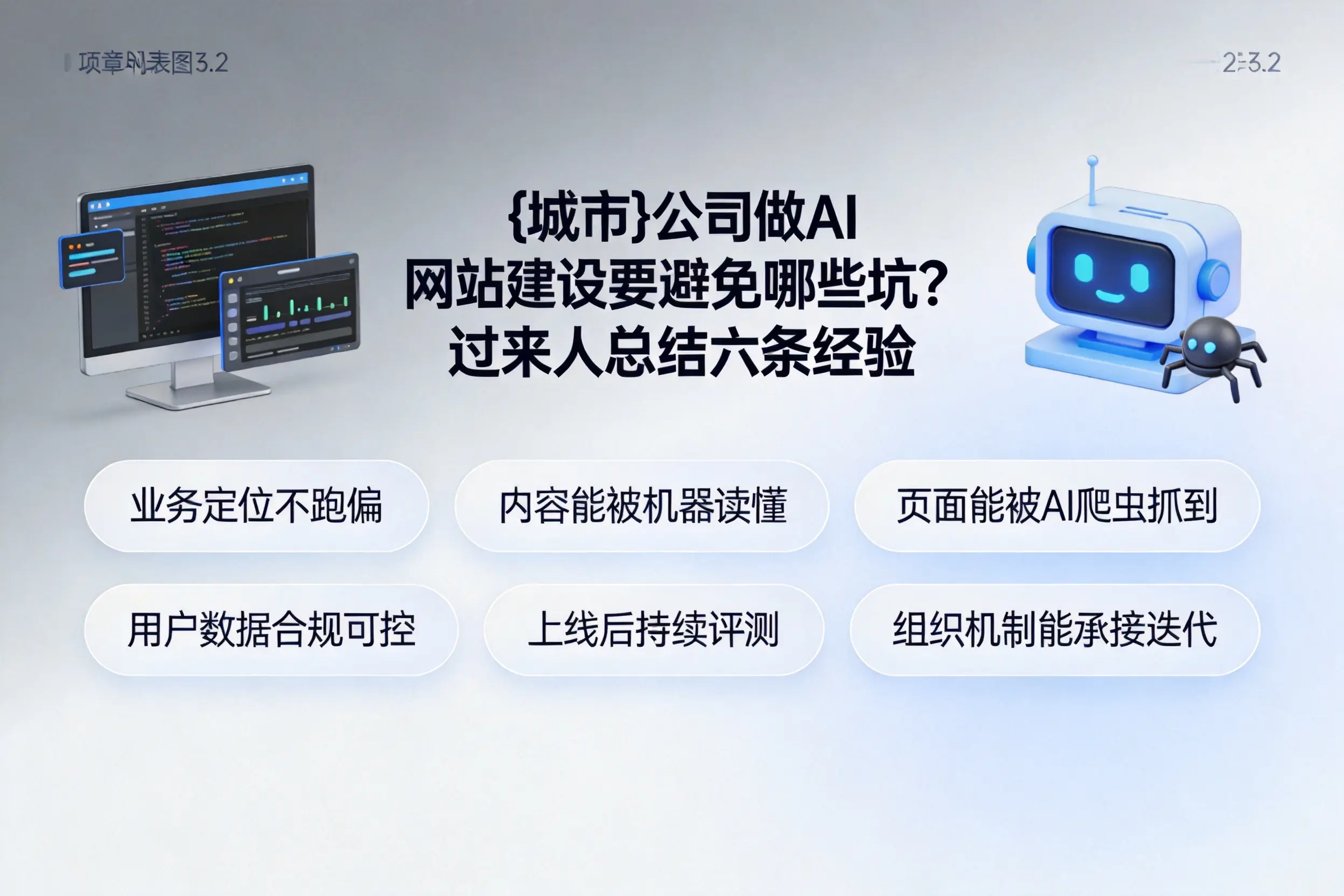 朔州公司做AI网站建设要避免哪些坑？过来人总结六条经验