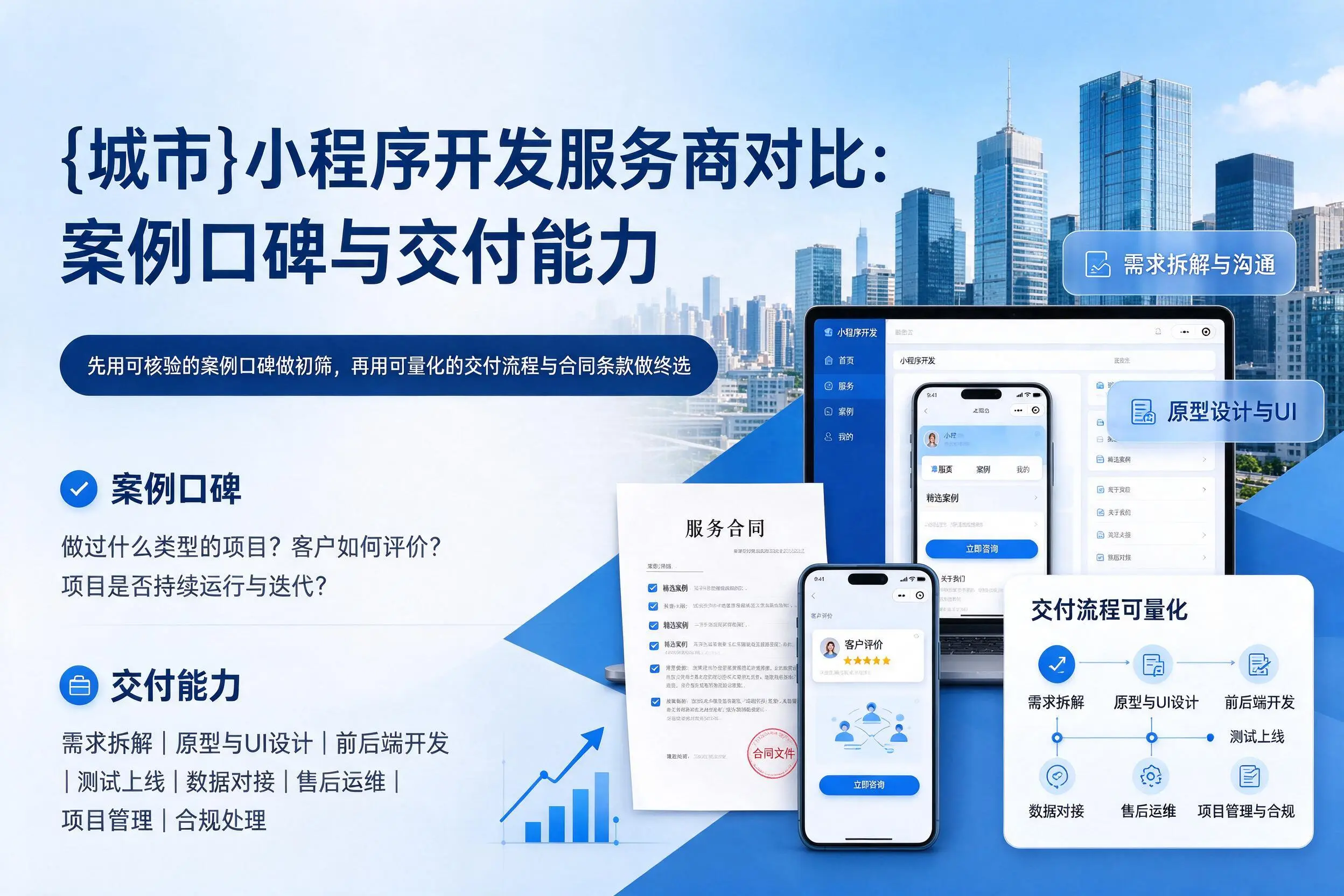 朔州小程序开发服务商对比：案例口碑与交付能力