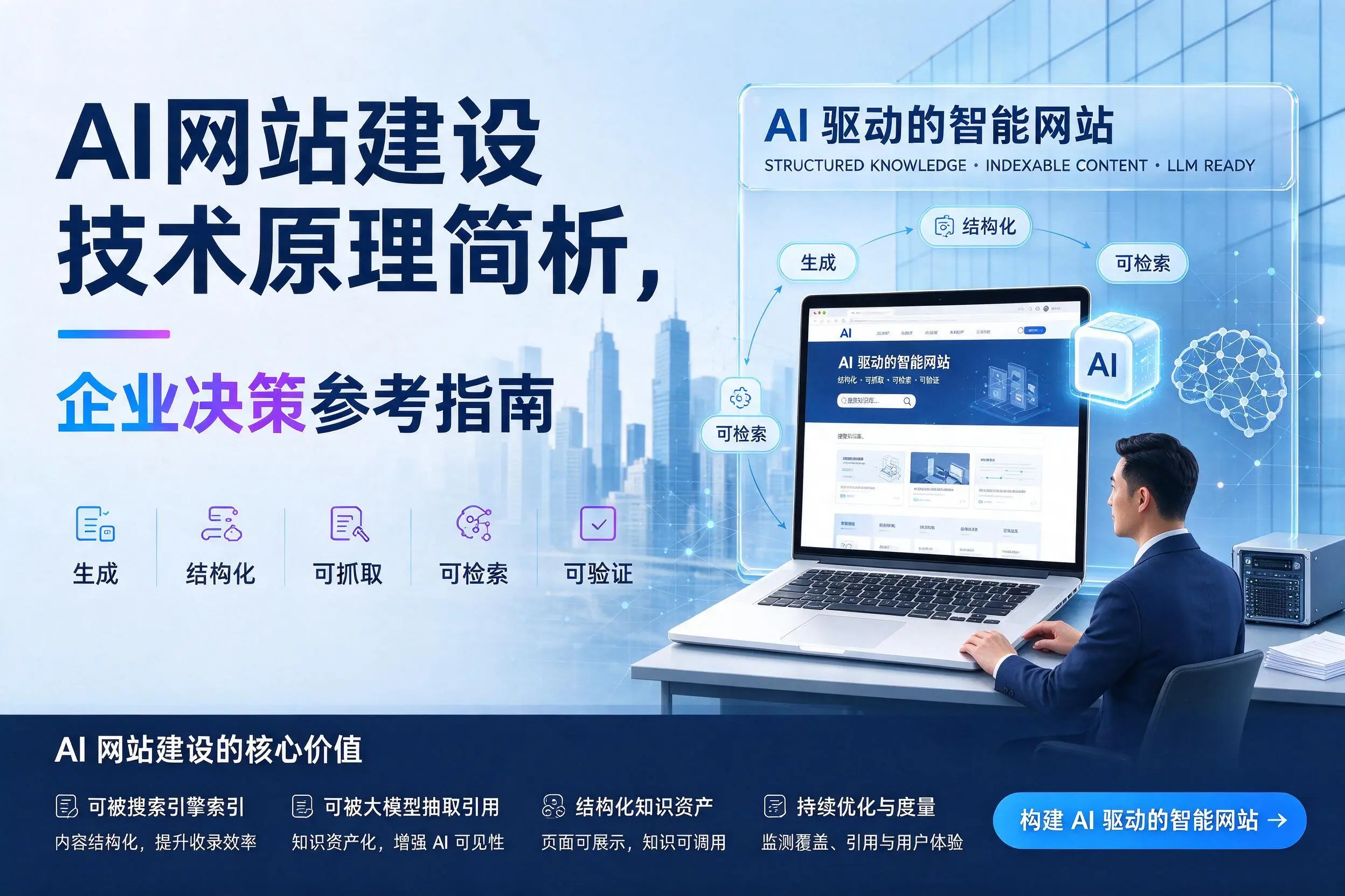 AI网站建设技术原理简析,朔州企业决策参考指南