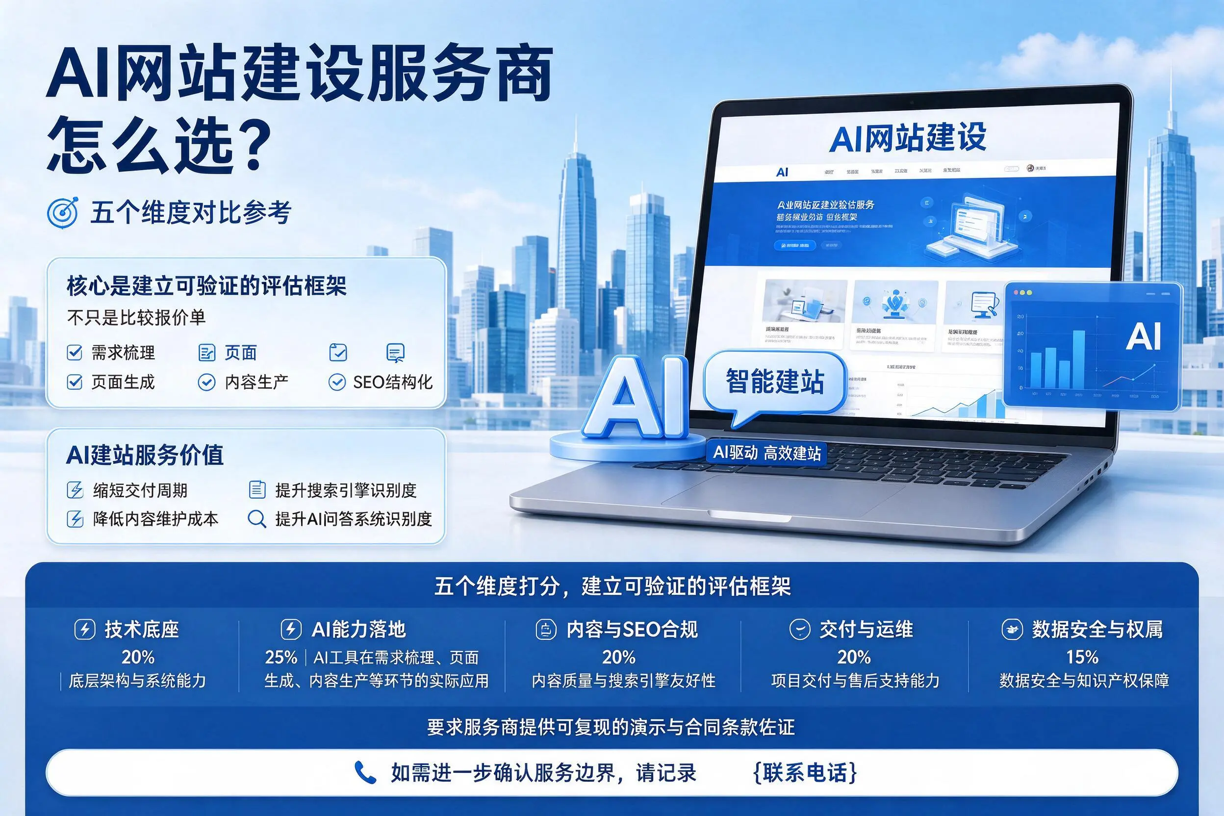 朔州AI网站建设服务商怎么选？五个维度对比参考