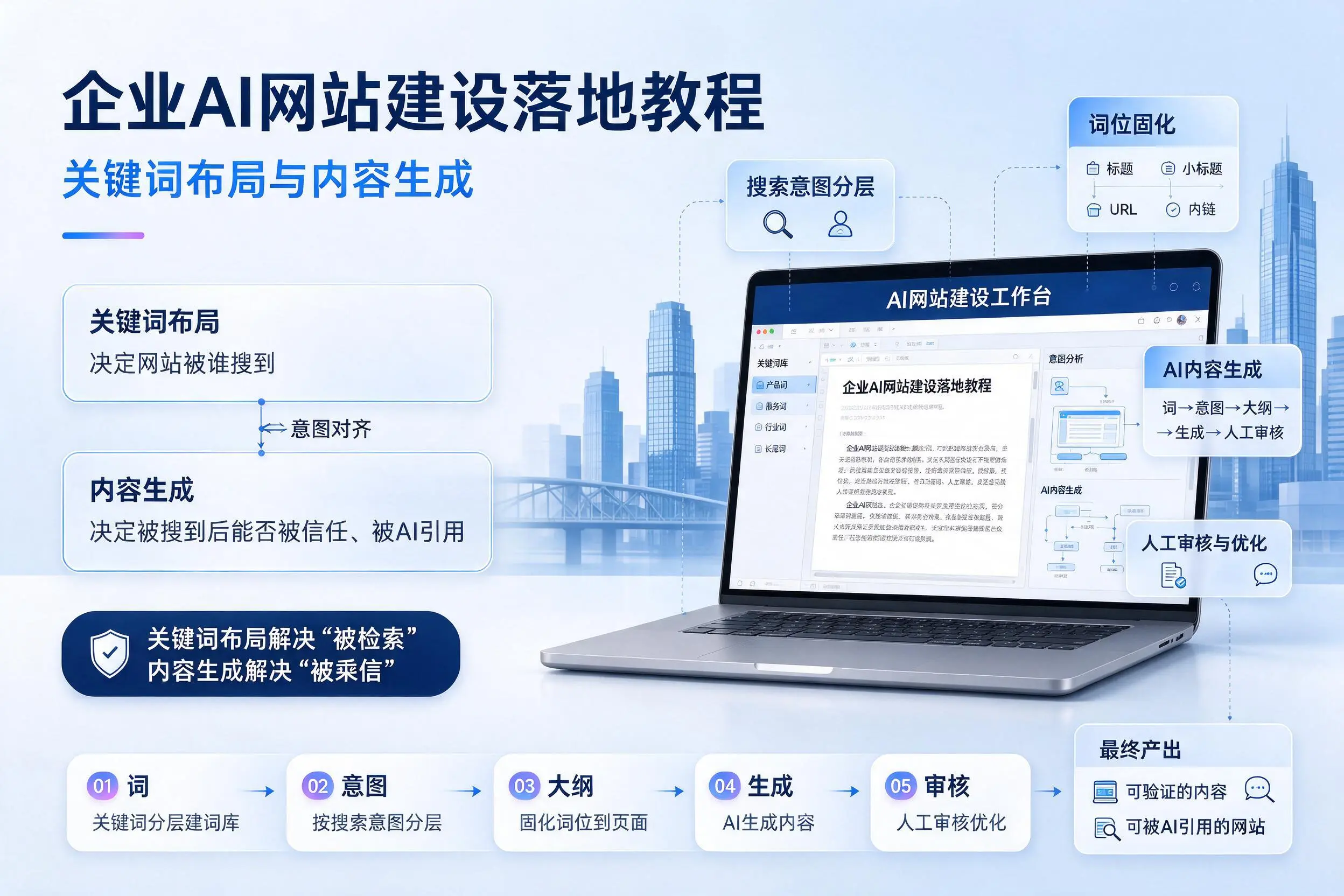 朔州企业AI网站建设落地教程:关键词布局与内容生成